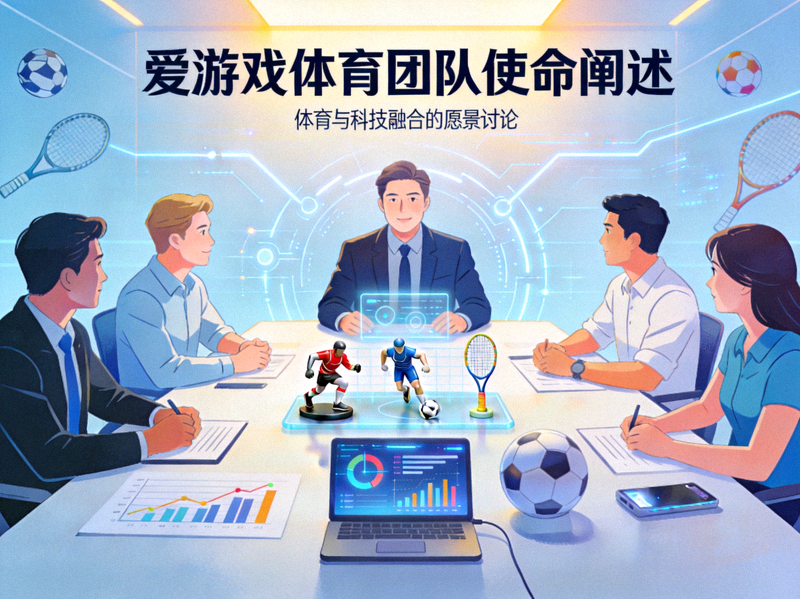 爱游戏体育团队使命阐述 - 团队成员围绕体育与科技融合的愿景进行讨论