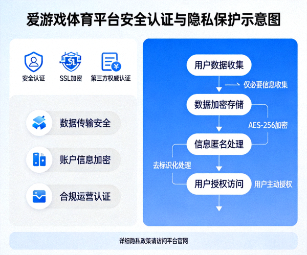 爱游戏体育平台安全认证标识与隐私保护示意图