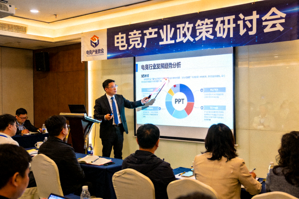 电竞产业政策研讨会现场，专家分析行业发展趋势