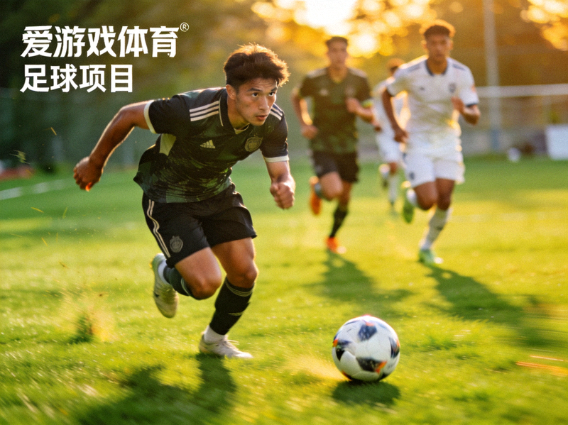 爱游戏体育足球项目展示图 - 绿茵场上球员带球突破的竞技瞬间